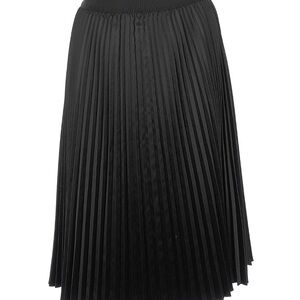 Elegant Black Pleated Skirt